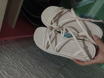 Product Review of EROSSKA - Giày sandal nữ đế xuồng dây quai mảnh cao 6cm màu nude - SB014 from 🚬**🚬 2