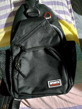 Product Review of Multi Pockets Sling Backpack, Casual Nylon Crossbody Bag, Travel Hiking Daypack With Zipper Strap from 🤗** M**a ®** 0