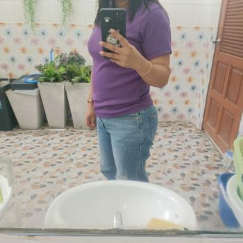 Product Review of เสื้อยืดคอกลมผ้าร่อง2x2 พรีเมี่ยมใส่สบาย from a**ย 2