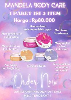Product Review of Paket Mandela Body Care ( Chromosome Bleaching & HB Dosis++) Pemutihan Pemutihan Pemutihan from y**7 0