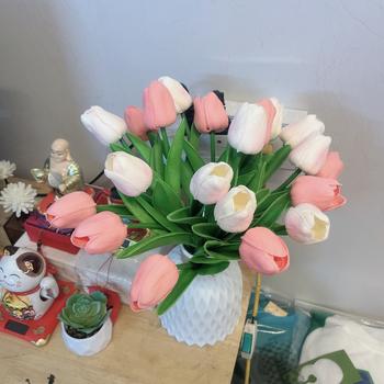 Product Review of Hoa Giả - Hoa Tulip nhiều màu sắc trang trí xinh xắn, nhẹ nhàng, phụ kiện decor phòng Hoa Sen from B** H**k X**h Đ** 0