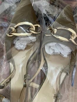 Product Review of (TẶNG HỘP GIÀY) Giày cao gót 3p, sục quai hậu gót phối xích vòng da nhung tuyết ( form chuẩn - MIỄN SHIP), SHOES NỮ, Sandal mã SP. SH301 from h**1 0