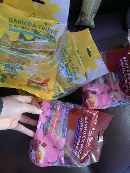 Product Review of 4 TÚI (16c) Bánh Da Trứng Cuộn Sốt Salad Chà Bông và Diêm mạch - DELI - Bánh Ăn Sáng - TẶNG 2 BÁNH DA TRỨNG 85g from ℂ** ** 𝚌**𝚞 𝚕**🐷 2