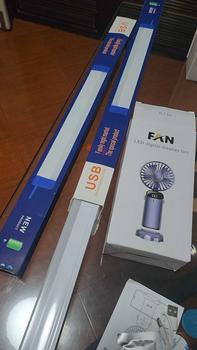 Product Review of Portable Hand-Held Fan USB Rechargeable Fan Office Desktop Multifunctional Foldable Fan LED Display from C**n B** S**p 0