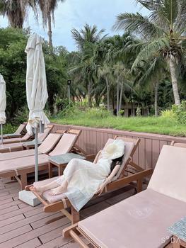 Product Review of Mũ nữ đi biển sợi đan viền ren tiểu thư đính ngọc sang chảnh chất mềm không sợ mất fom Voi Women from M**🌷 1