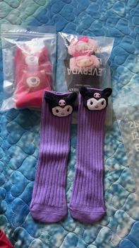 Product Review of Tất vớ Cao Cổ Kuromi Cho Bé Gái 3-12 Tuổi Tất Trẻ Em 100% Cotton Xuất Nhật Siêu Mềm Mịn PK221 from l**n 0