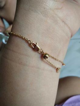 Product Review of THIQLA - Gelang Serut Wanita FASL - Gelang Kecil Tipis Mirip Gelang Emas Model 2025 - Gelang Aurel Mirip Gelang Titanium Wanita Anti Karat from M** O** T** 3