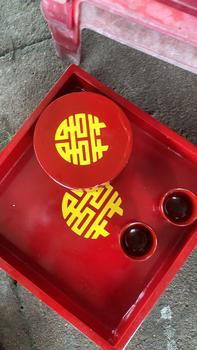 Product Review of KHAY RƯỢU CƯỚI HỎI VUÔNG ĐỦ MÀU from S**t 0