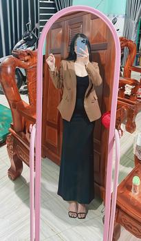 Product Review of D08 - ĐẦM 2S ĐUÔI CÁ THUN LỤA Nữ Dress from T**t M** 3
