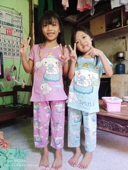 Product Review of 3PCS BUNDLE KIDS TERNO PAJAMA SLEEPWEAR SET PANTULOG AT PAMBAHAY from 🎀**🎀 1