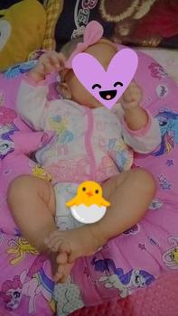 Product Review of SOFA BAYI/SOFA BAYI MURAH/TEMPAT TIDUR BAYI alas empuk newborn  bantal from T**🎀 2