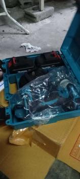 Product Review of makita มีทั้งสองฟังก์ชันประแจและสว่านไฟฟ้า ประแจไฟฟ้าไร้สาย 199V แบต 2 ก้อน Brushless Electric Impact Wrench ประแจไฟฟ้า 2 แบตเตอรี่ลิเธียม 6200rpm 520 N.M ประแจไฟฟ้า Torque For Makita 199V from พ**🍀 3