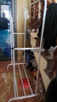 Product Review of Giàn phơi quần áo sắt thép sơn tĩnh điện lắp ghép đa năng 2 khung 1 tầng Kệ from Đ**g T** N** 0