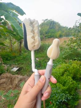 Product Review of แปรงล้างขวดนม Lieto ฟองน้ำหนาแน่น ทำความสะอาดขจัดคราบได้หมดจด น้ายาล้างขวดนมแกลลอน ขวดนมคอกว้าง ไม่สามารถเปลี่ยนฟองน้ำ Refill ได้ from N** C**a 1