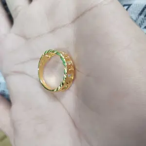 Cincin Rantai Double Dari Coin 500 Gold anti karat