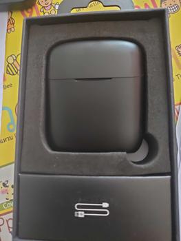 Product Review of Newไมโครโฟนไร้สาย 2.4GHz Lavalier พร้อมเคสชาร์จ สําหรับบันทึกวิดีโอ ลดเสียงรบกวน ย้อนกลับ เสียบแล้วใช้งานได้เลย from แ**ต 1