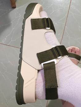 Product Review of Giày Sandal Nữ Quai Ngang Đế Êm Chống Trơn, Dây Dù, Màu Xanh Rêu Size 36-40 - Sandani Quai Hậu depnuhottrend 2025 DéP Shoes from N**h 1