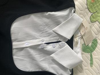 Product Review of Áo sơ mi nữ thiết kế phối thun hottrend thu đông kiểu dáng trẻ trung sang trọng sơ mi đi tiệc đi làm đi chơi LAMO- B1375 from P**g T**o 3
