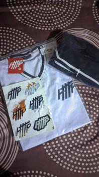 Product Review of Homeland Timeless Treasury Product - Linea - Baju Satu Set Celana Pendek Boardshort Kaos Pendek Baju Lengan pendek pria panjang Polos Hitam Putih Katun Distro Dewasa Casual Santai Setelan Cowok Keren from 𝙕**💸 1