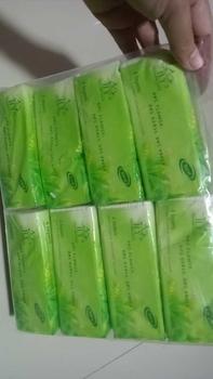 Product Review of 1PC FRESH DAYS FACIAL TISSUE BOX 480 SHEETS Green Tea Tissue Towel Wood from 🤍**🍀 1