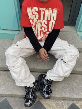 Product Review of Áo thun nam nữ form boxy GWYN OFFSHORE T-SHIRT Cotton Màu Đỏ Cổ Tròn Menswear from H** ả** c**a 0