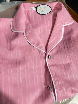 Product Review of Bộ Ngủ Đồ Bộ Pyjama Cổ Vets Quần Dài Aó Hai Túi Gấu Vải Đũi Gân Mềm Nhẹ from N**n N**c D**u 3