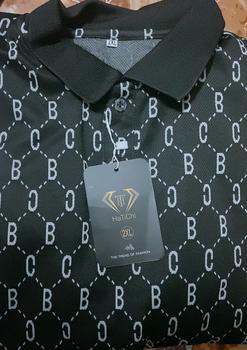 Product Review of Bộ quần áo nam cổ bẻ cộc tay họa tiết chữ BC vải thun cotton mềm mịn from D**i 0