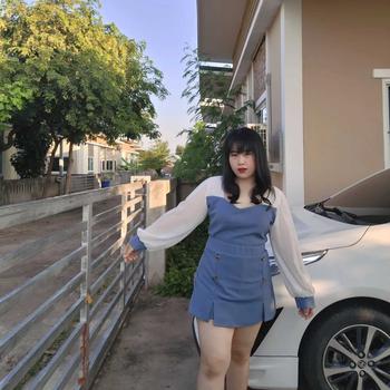 Product Review of ชุดเซตผ้าวูลเวฟ เสื้อแขนยาวผ้าซีฟองอกทรงหัวใจ+กางเกงกระโปรงแต่งกระดุมไม้ (F72,F73) A2083 from c**🍑 1