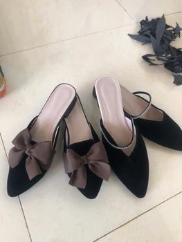 Product Review of Combo 2 đôi giày sục nơ nâu ( tăng 1 sz chân mập ) from M**i 0