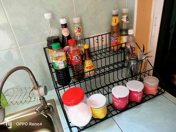 Product Review of ชั้นวางของ บันได 4 ชั้น ชั้นวางเครื่องปรุง ชั้นวางโชว์สินค้า ชั้นวางอเนกประสงค์ from f**4 2