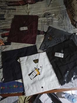 Product Review of PAKET 5 PCS KEMEJA PRIA POLOS LENGAN PENDEK SLIMFIT KATUN PREMIUM from a**1 0