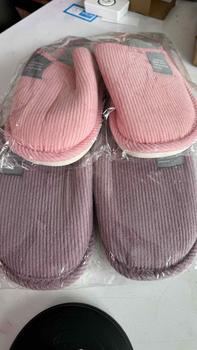 Product Review of รองเท้าใส่ในบ้าน รองเท้า สลิปเปอร์  พื้นยาง กันลื่น slipper สีพื้น (JIE) from ♡**︎ 0