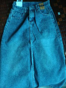 Product Review of Chân váy jean nữ dáng dài LIMISU váy bò dài lưng cao dáng chữ A xẻ tà sau chất jean cao cấp Nữ ( V1 ) from N**c T**m 8** 0