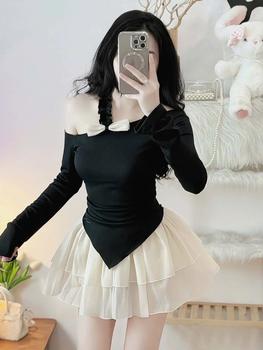 Product Review of Set đồ nữ, Set áo lệch vai + Chân váy 2 tầng dễ thương sang chảnh UN_0054 Women Top from N**t H** 0