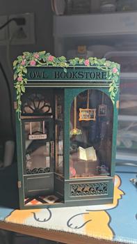Product Review of CUTEBEE【ร้านหนังสือนกฮูก】DIY Book Nook บ้านตุ๊กตาDIY บ้านของเล่น ของจิ๋ว บ้านจิ๋ว diy ตัวต่อไม้ from ก**ก 0