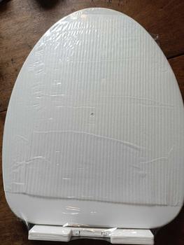 Product Review of <Mã KR.23> Nắp bồn cầu đóng êm KRASSEN làm từ nhựa PP cao cấp (màu Trắng sữa) hình mũi nhọn (chữ V) đa năng phù hợp với hầu hết bồn cầu một/hai khối from L**g T**n 0