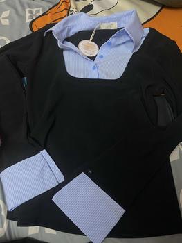 Product Review of Áo sơ mi nữ thiết kế phối thun hottrend thu đông kiểu dáng trẻ trung sang trọng sơ mi đi tiệc đi làm đi chơi LAMO- B1375 from B** T**h Y** T**o 0