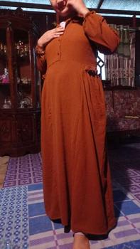 Product Review of RATI - Cika Maxi Gamis Lebaran Dress Wanita Dewasa Muslim Simple Mewah Polos Ld 110 Crinkle Bisa Cod By Hijab Solo Remaja Airflow Syari from a**a a**n f**n 0