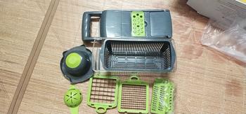 Product Review of Vegetable Chopper Multi-functional Vegetable Cutter Pencincang Sayur cutter sayur /Multi Grater /Peeler from s**l 1