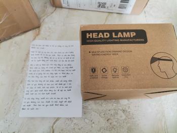 Product Review of Đèn Pin Đội Đầu Hilane Vỏ Kim Loại Siêu Đẹp Kèm Dây Sạc from S**🇳 🇱** 🇨** 0