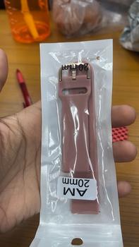 Product Review of สายนาฬิกา Bit 3 / Pro/ S / U /BIP U Pro:Black,20mm สาย 20mm dt89 dt96 d88 pro GW33 from 🌧**️ 0