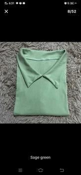 Product Review of Plus Size COLLAR TOP - (Sizes L-3XL) The Ultimate Cotton Knitted Basic Shirt for Women Fashion Ladies Polo Casual Fabric Womenswear Essential Piece Lingerie Lady Comfort Short Sleeve from R**s 1
