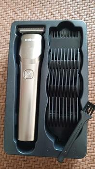 Product Review of Tông đơ cắt tóc Enchen Beardo 2 động cơ mạnh mẽ 8000 vòng, lưỡi thép không gỉ, tặng 4 cử lược tạo kiểu tóc - BH 6 tháng from M**h 🎧** 0