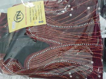 Product Review of Đầm Trung Niên Dáng Dài + Lửng K482 Vải Nhũ từ 50-80kg Ôm gọn Màu Đỏ Women Dress Kim Tuyến from T**u T**y 0