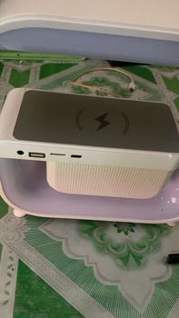 Product Review of Loa Bluetooth G Lớn Phiên Bản Mới Nhất, Kiêm Sạc Nhanh Không Dây 15W, Led RGB, Đồng Hồ Hiển Thị, Nghe Nhạc Cực Hay Củ Loa from P**@ 1