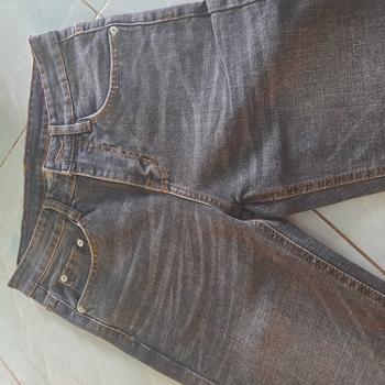 Product Review of Quần jean dài nam ống đứng xám đậm vừa 25 vãi cotton co giãn Pants from L**u T**n 0
