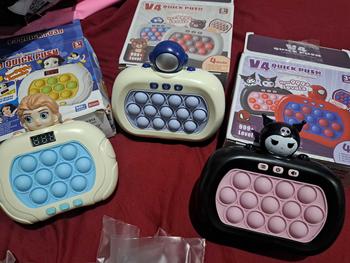 Product Review of Kuromi Pop It Game Machine Kuromi Quick Push Game Fast Push Pop It Toys Fidget Toy Stress Reliever Toy from y**🩶 0