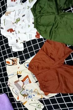 Product Review of Nanaku Baby - Setelan Baju Bayi Kemeja Bayi One Set Rayon Motif Animal Usia 3-12 Bulan from W**🌼 0