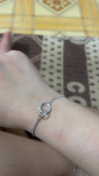 Product Review of Vòng tay đôi nam nữ Duyson Silver bạc 925 xi kim lắc tay cặp Infinite Harmony [LTXK33] from H**🐣 0