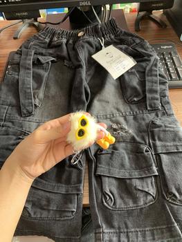 Product Review of [Ankids](Có quà ngẫu nhiên) Quần suông mix túi hộp, chất jeans mềm đẹp, cạp chun to, cá tính 10-40kg from N**c Á**3 0